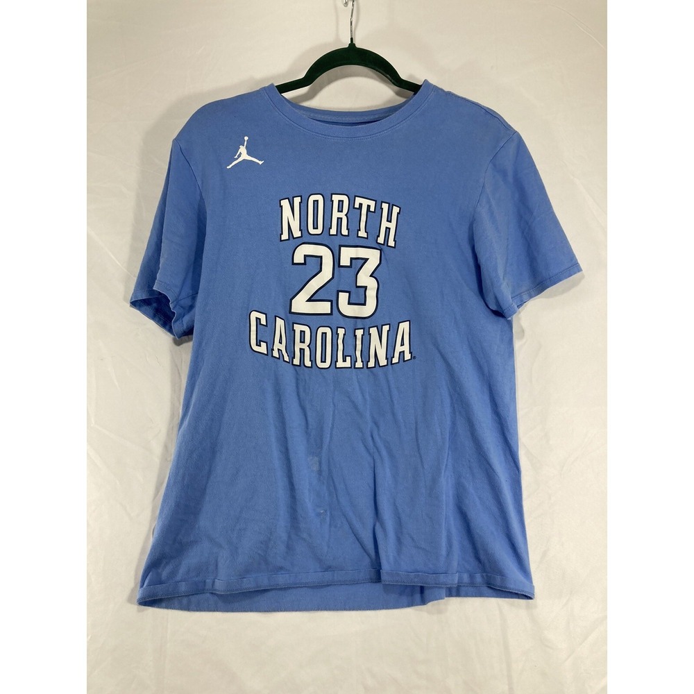 North Carolina T-Shirt Jersey Nike Size M Blue #23 Michael Jordan